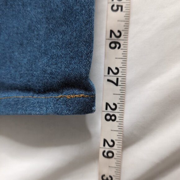 Hudson Jeans Men's Blake Slim Straight Blue Denim Jeans, Size 34 - Picture 7 of 8